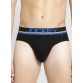 High-cut Briefs with Multicolor Exposed Waistband L